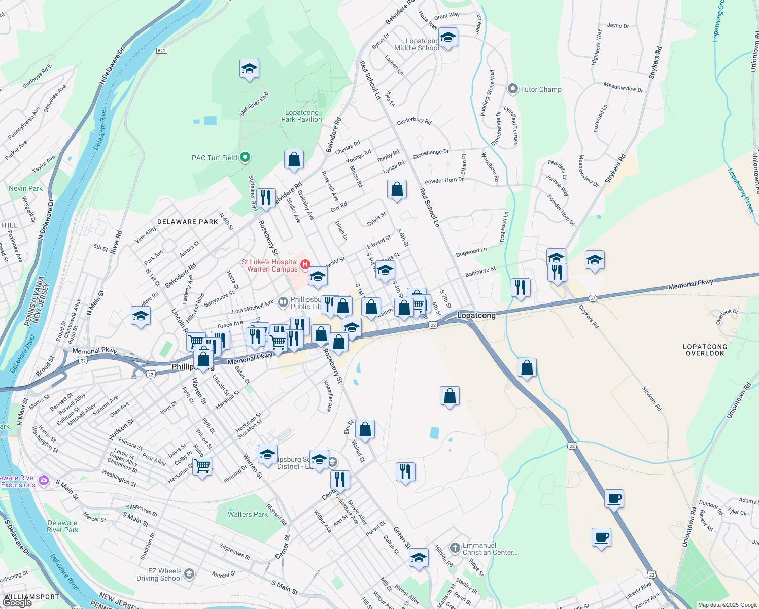 211 2nd Street, Phillipsburg NJ Walk Score
