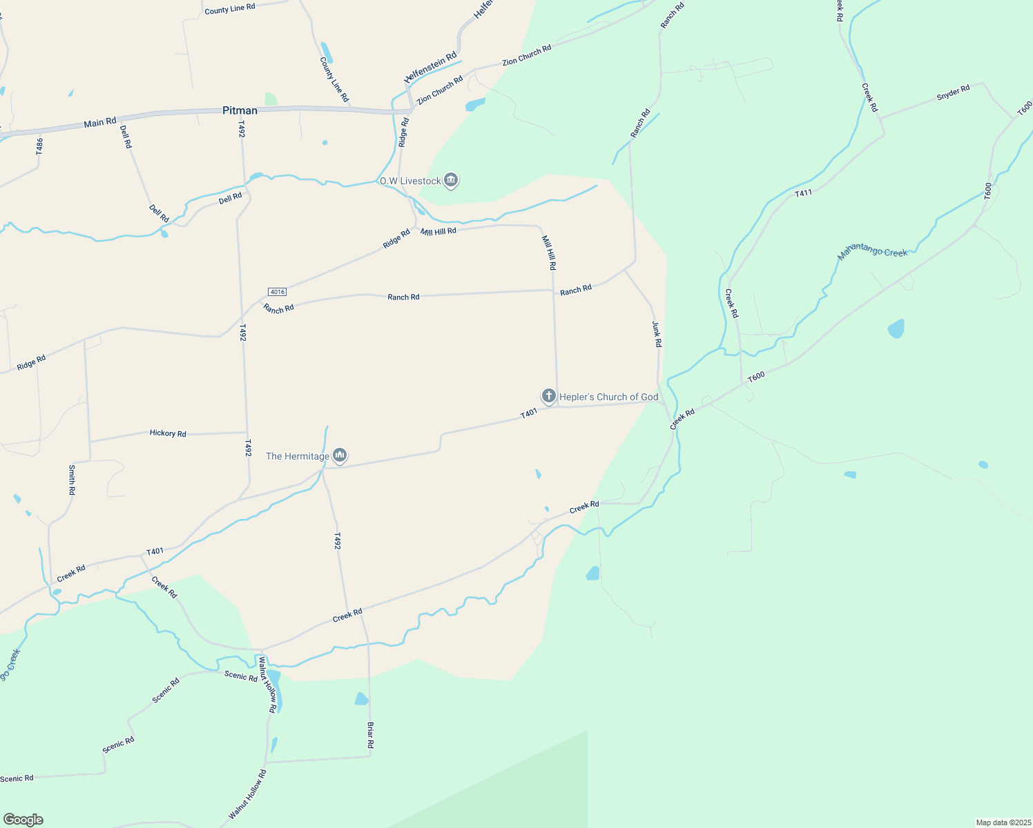 map of restaurants, bars, coffee shops, grocery stores, and more near 192 Grove Road in Pitman