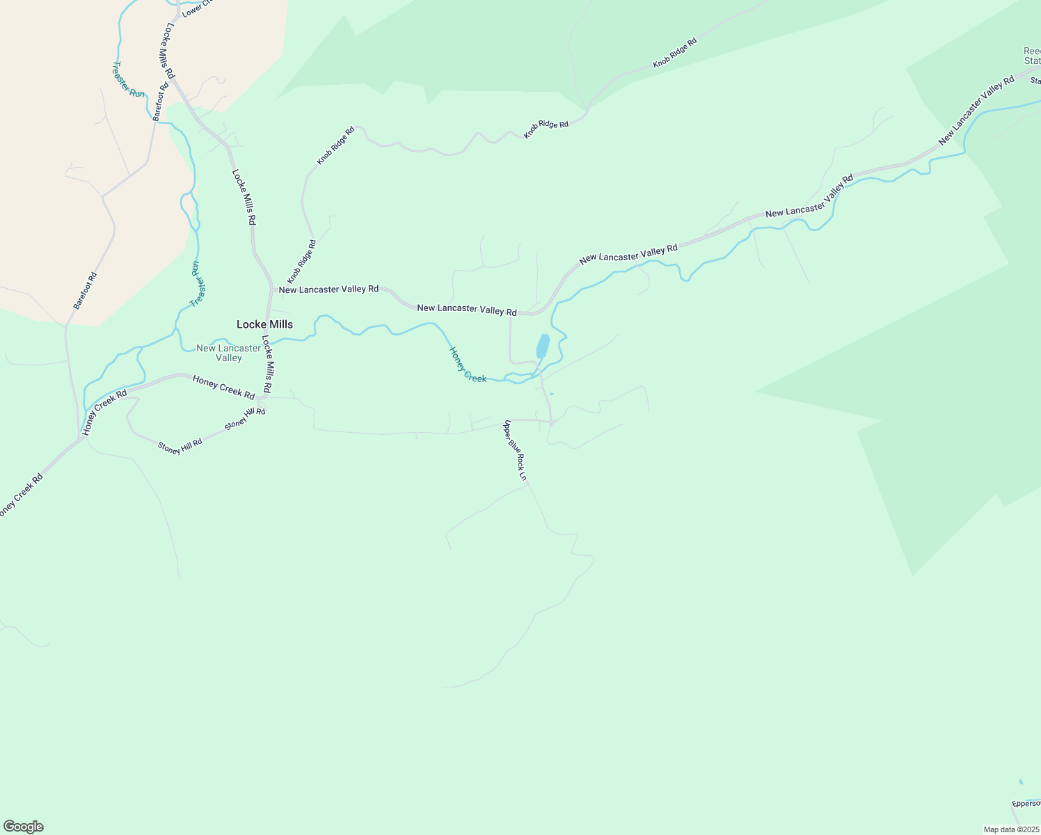 map of restaurants, bars, coffee shops, grocery stores, and more near 542 Camp Juniata Road in Milroy