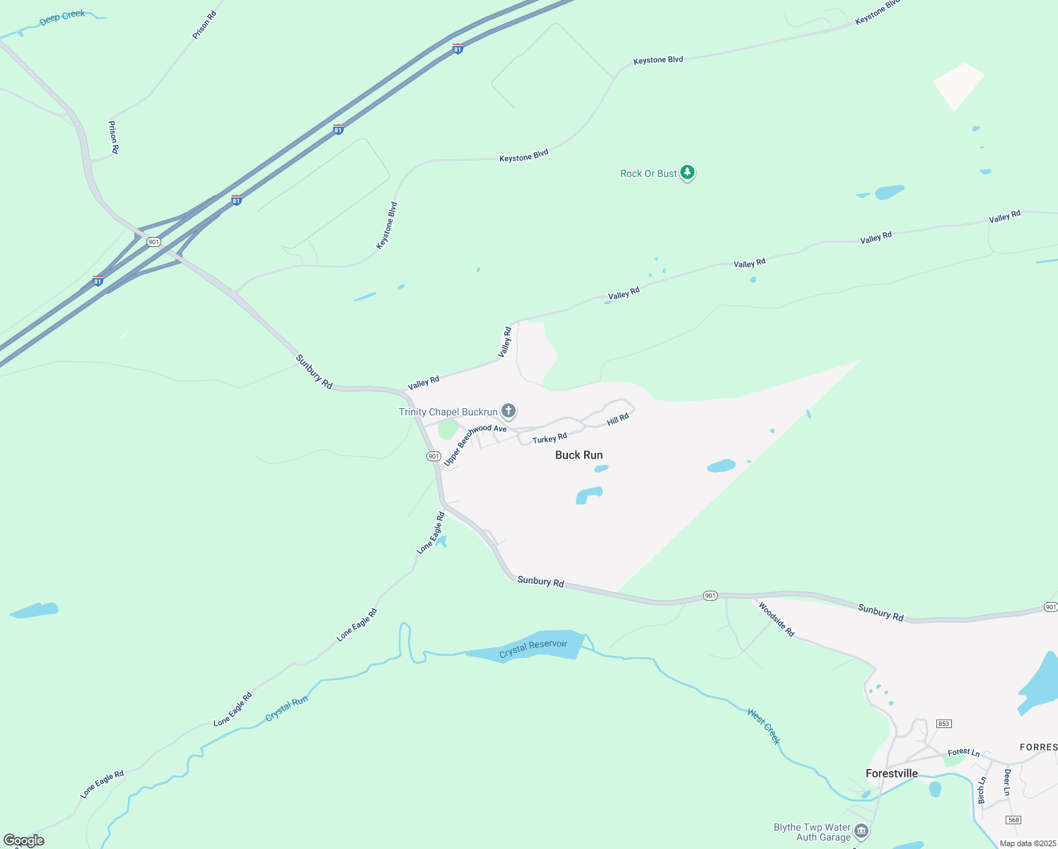 map of restaurants, bars, coffee shops, grocery stores, and more near 5 Hill Road in Pottsville