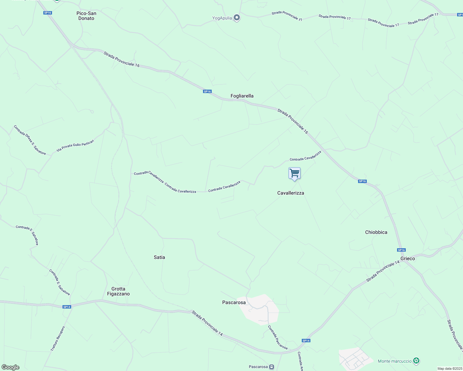 map of restaurants, bars, coffee shops, grocery stores, and more near in Province of Brindisi