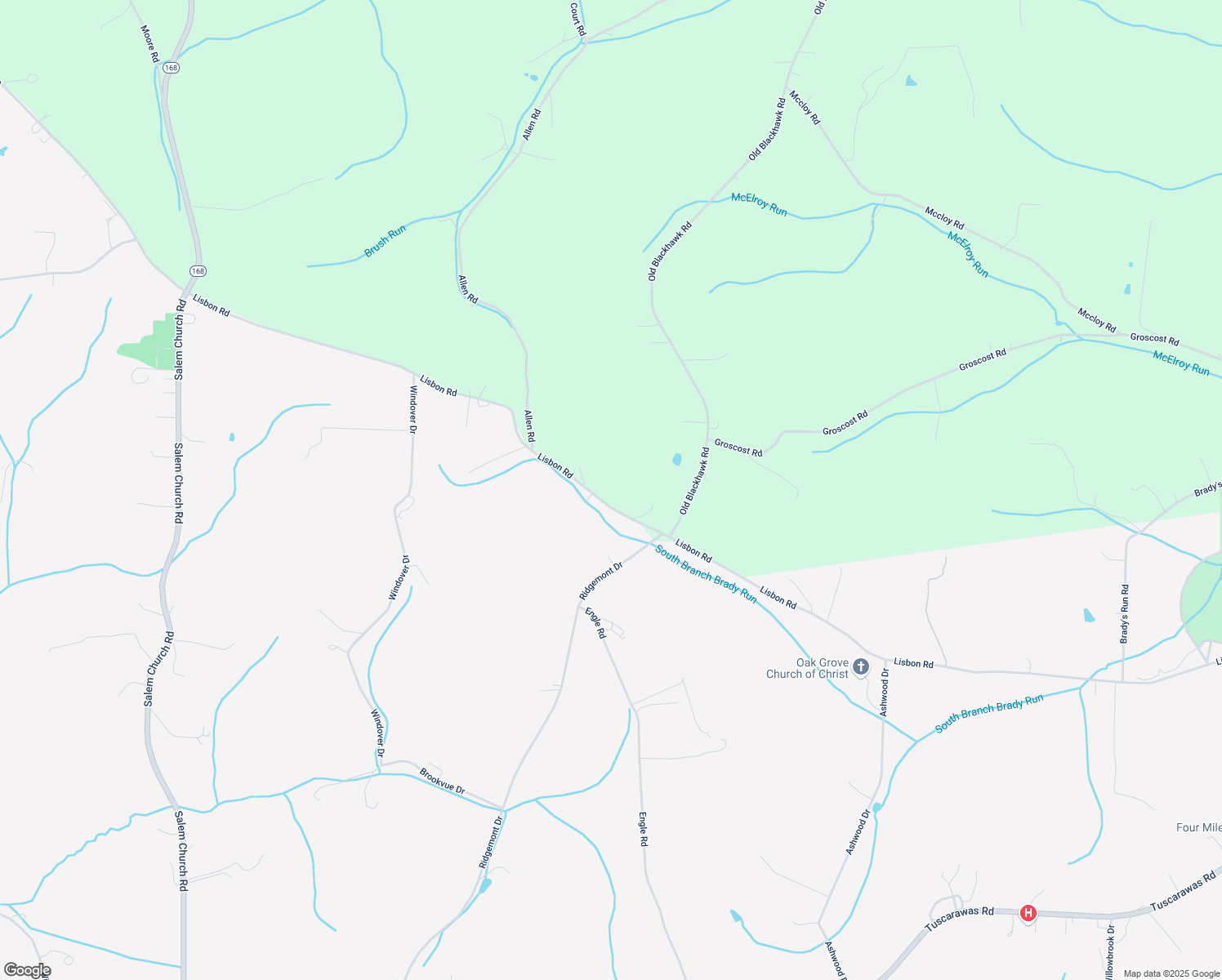 map of restaurants, bars, coffee shops, grocery stores, and more near 329 Lisbon Road in Beaver Falls