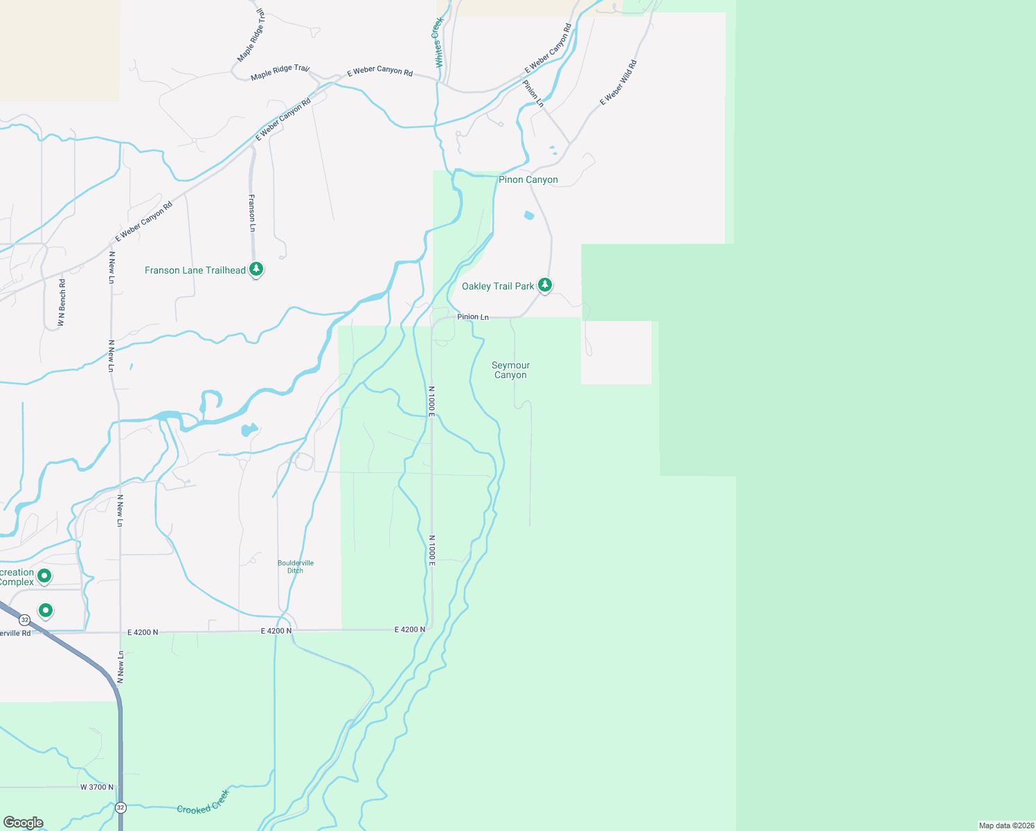 map of restaurants, bars, coffee shops, grocery stores, and more near 9269 North Sunset Road in Hideout