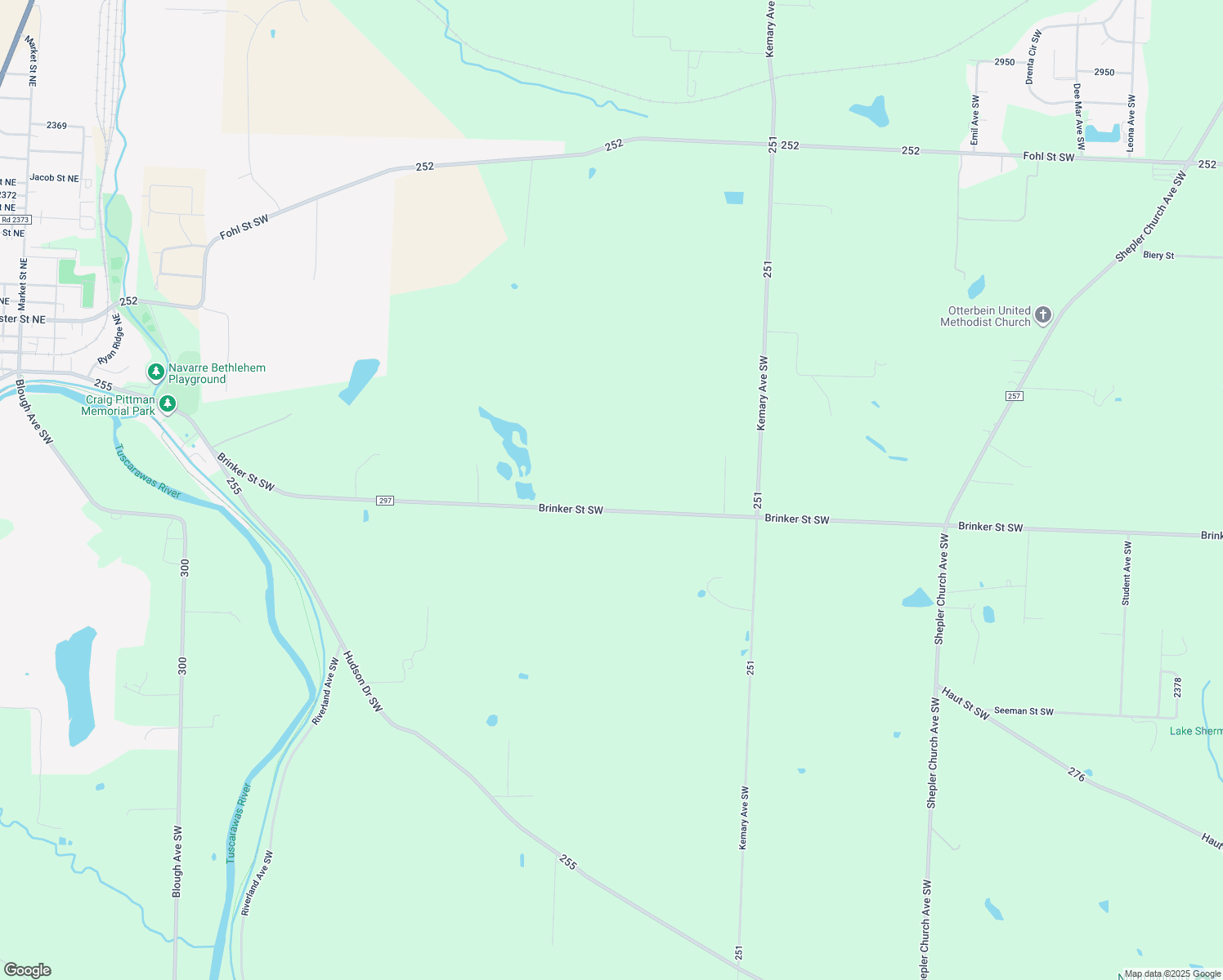 map of restaurants, bars, coffee shops, grocery stores, and more near 6939 Brinker Street Southwest in Navarre