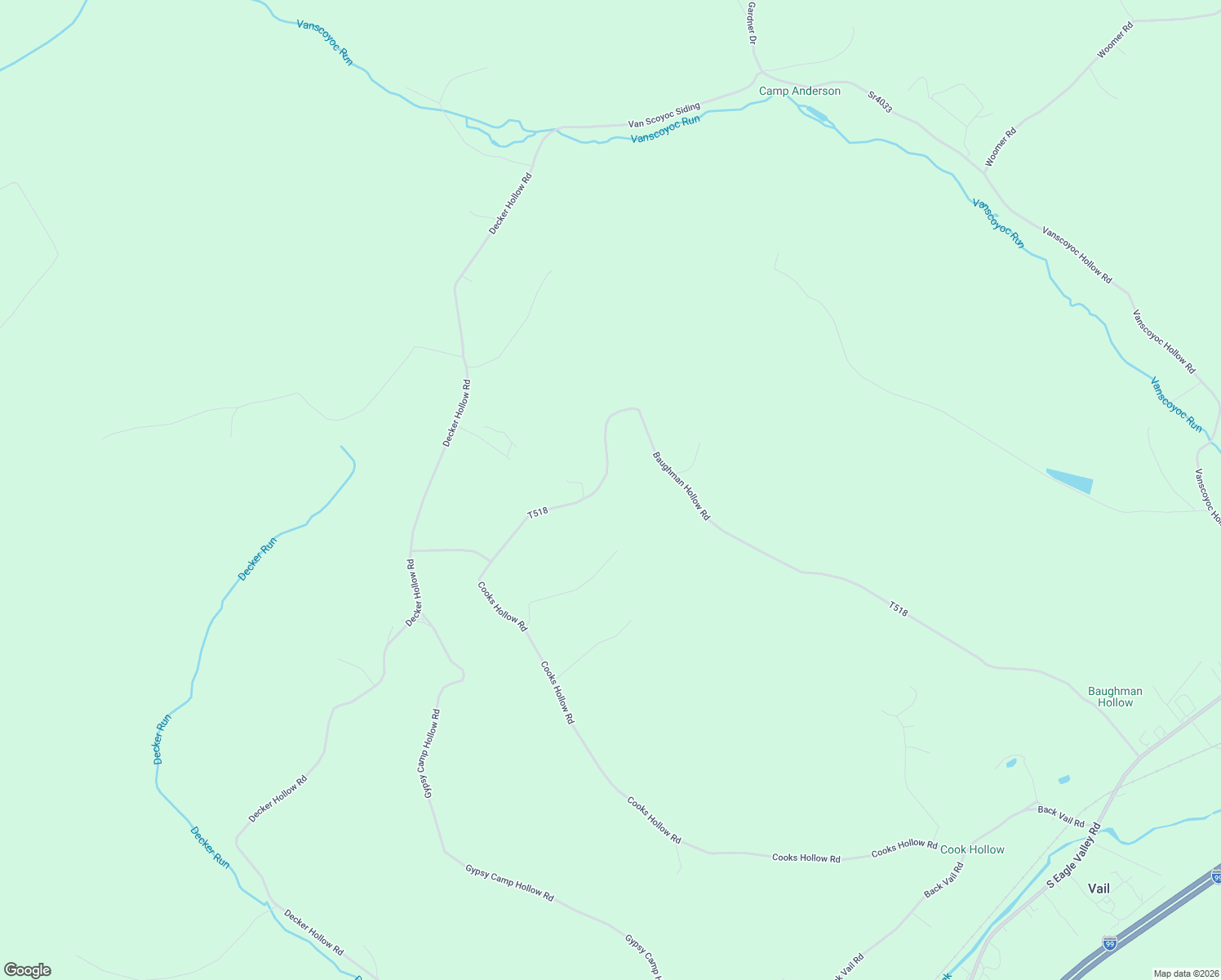 map of restaurants, bars, coffee shops, grocery stores, and more near 961 Baughman Hollow Road in Tyrone