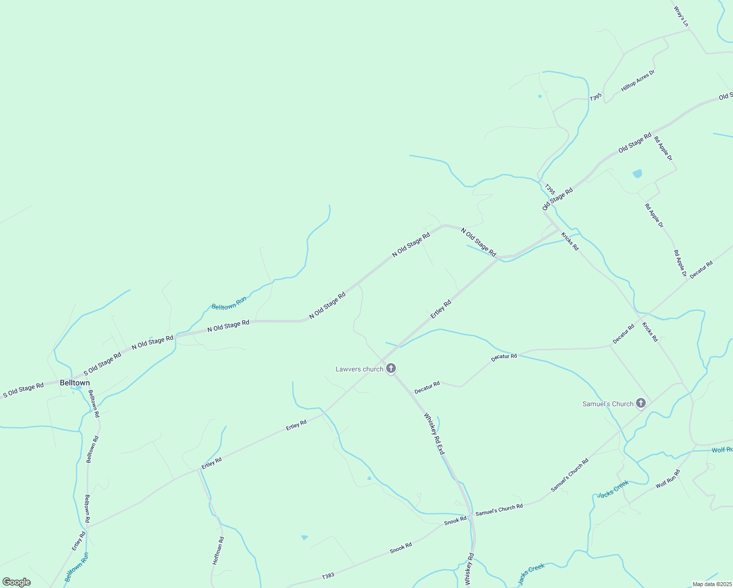 map of restaurants, bars, coffee shops, grocery stores, and more near 5934 North Old Stage Road in McClure