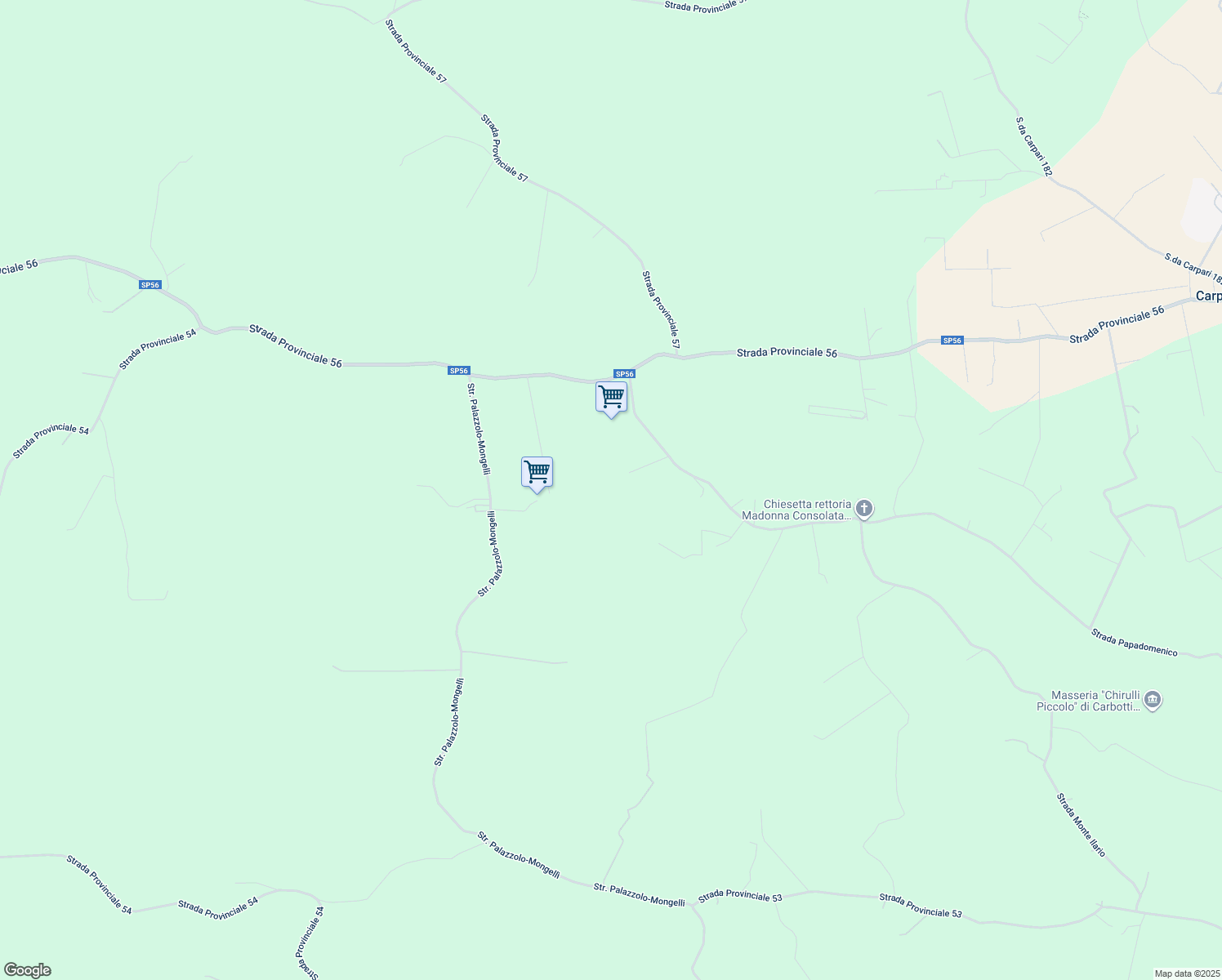map of restaurants, bars, coffee shops, grocery stores, and more near in Province of Taranto