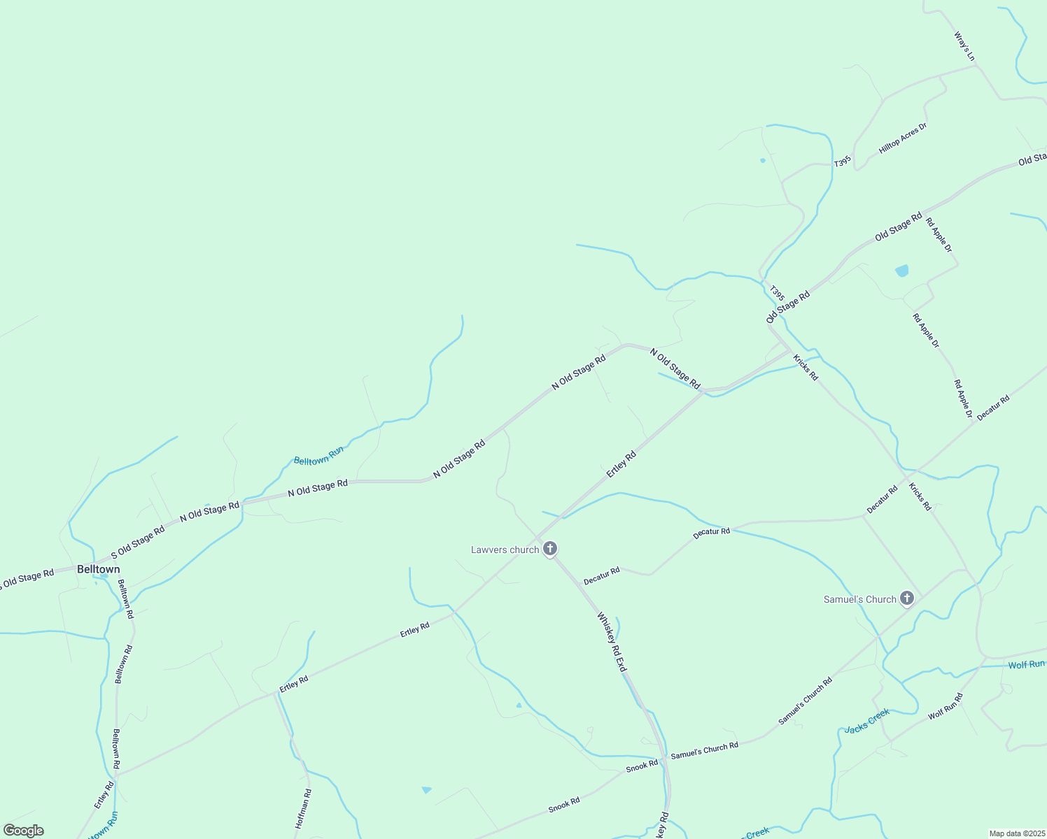 map of restaurants, bars, coffee shops, grocery stores, and more near 5934 North Old Stage Road in McClure