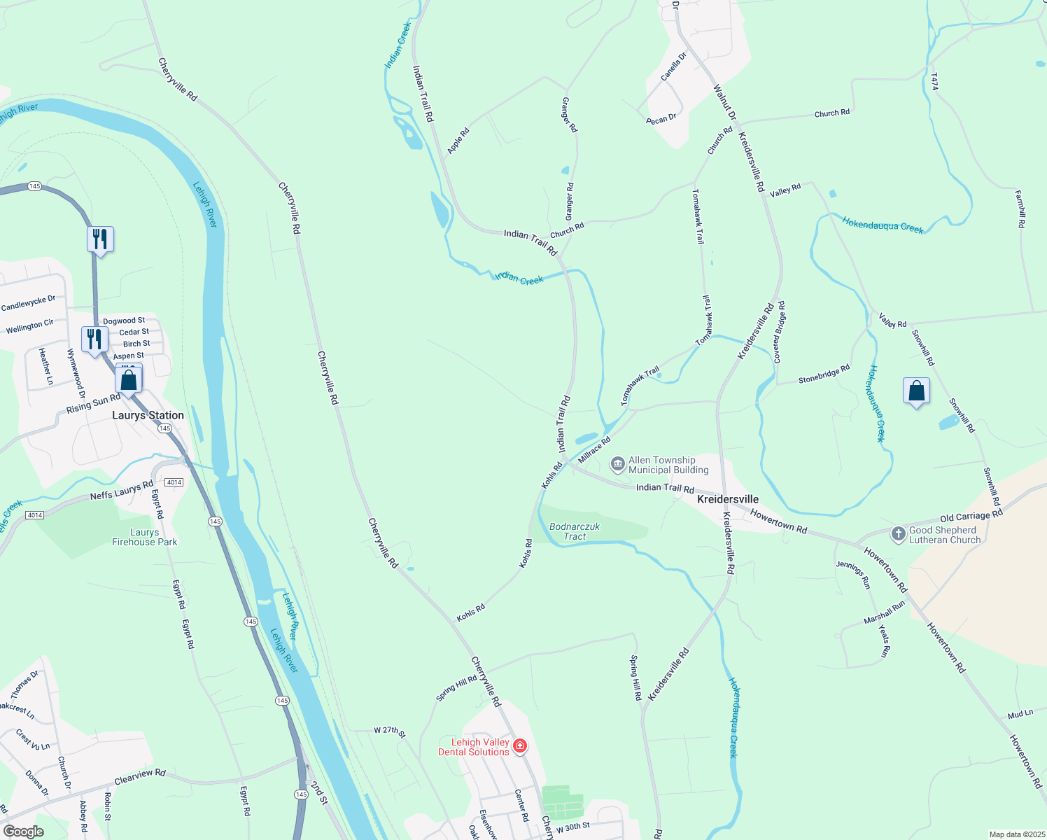 map of restaurants, bars, coffee shops, grocery stores, and more near 243 Stagecoach Road in Northampton