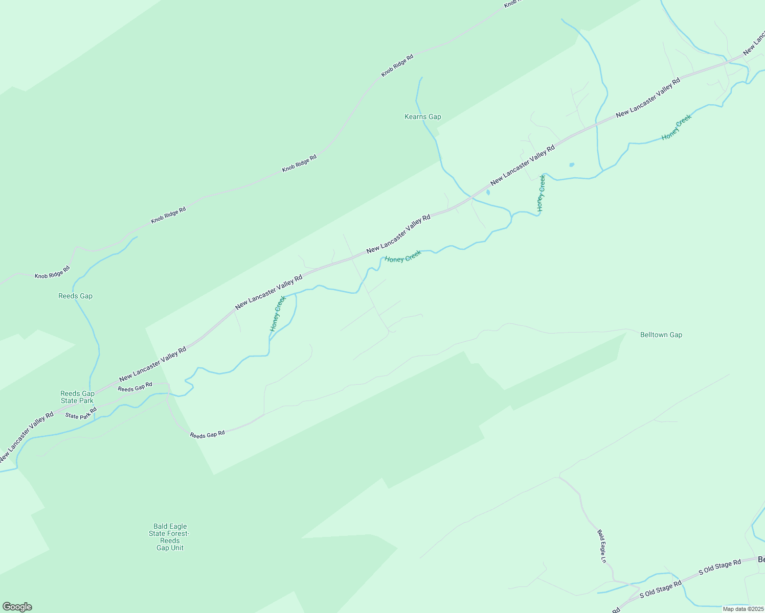 map of restaurants, bars, coffee shops, grocery stores, and more near 135 Bonanza Way in Milroy