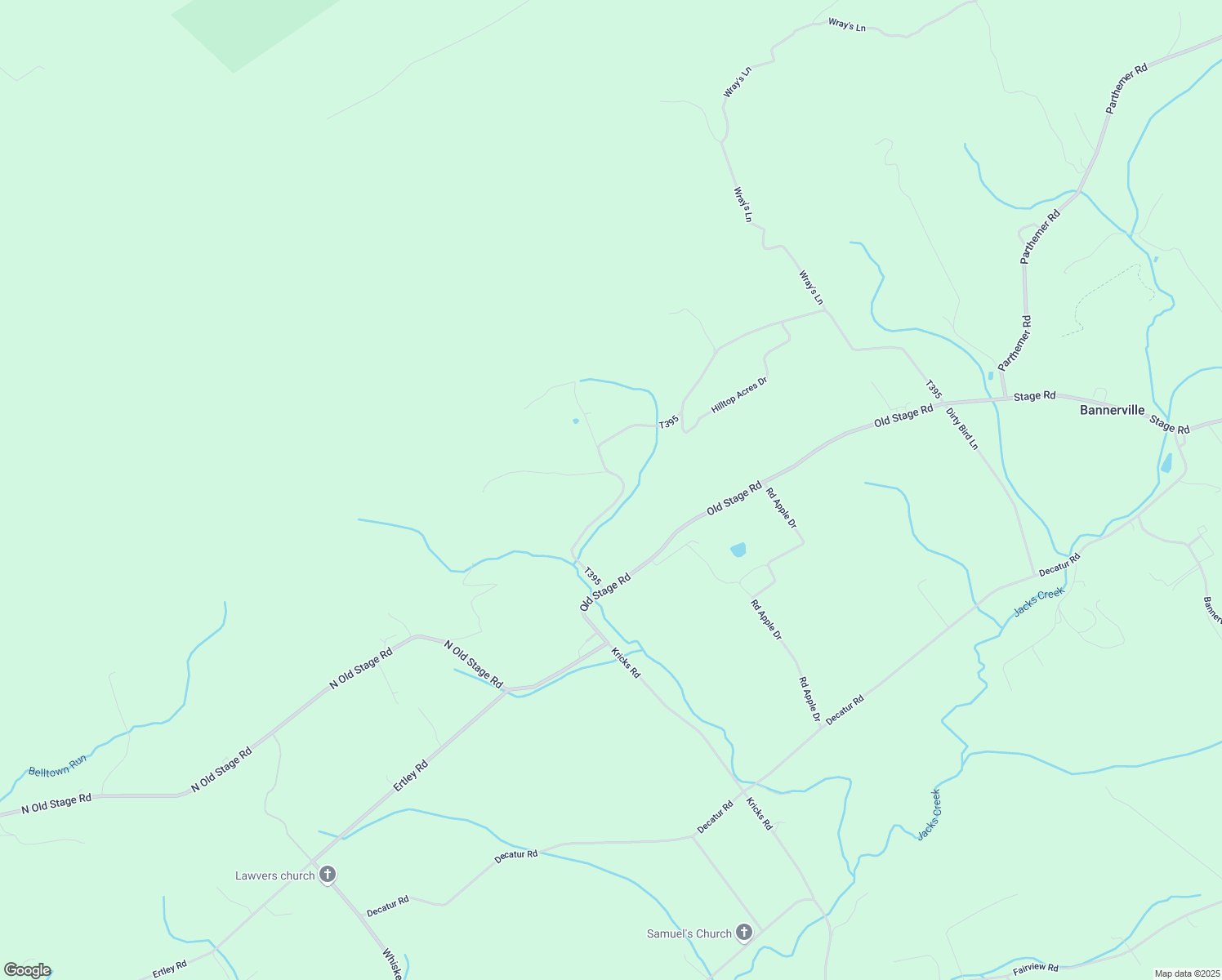 map of restaurants, bars, coffee shops, grocery stores, and more near 201 Loht Road in McClure