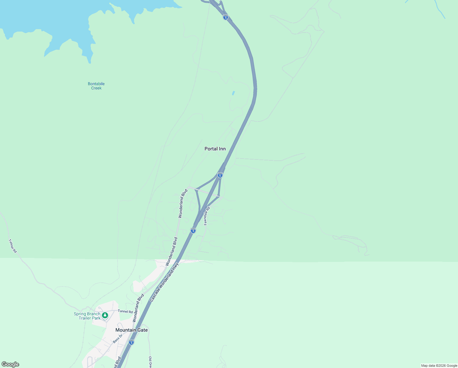 map of restaurants, bars, coffee shops, grocery stores, and more near 15333 Fawndale Road in Redding