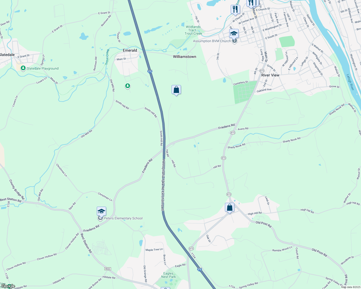 3346 Friedens Road, Slatington PA Walk Score