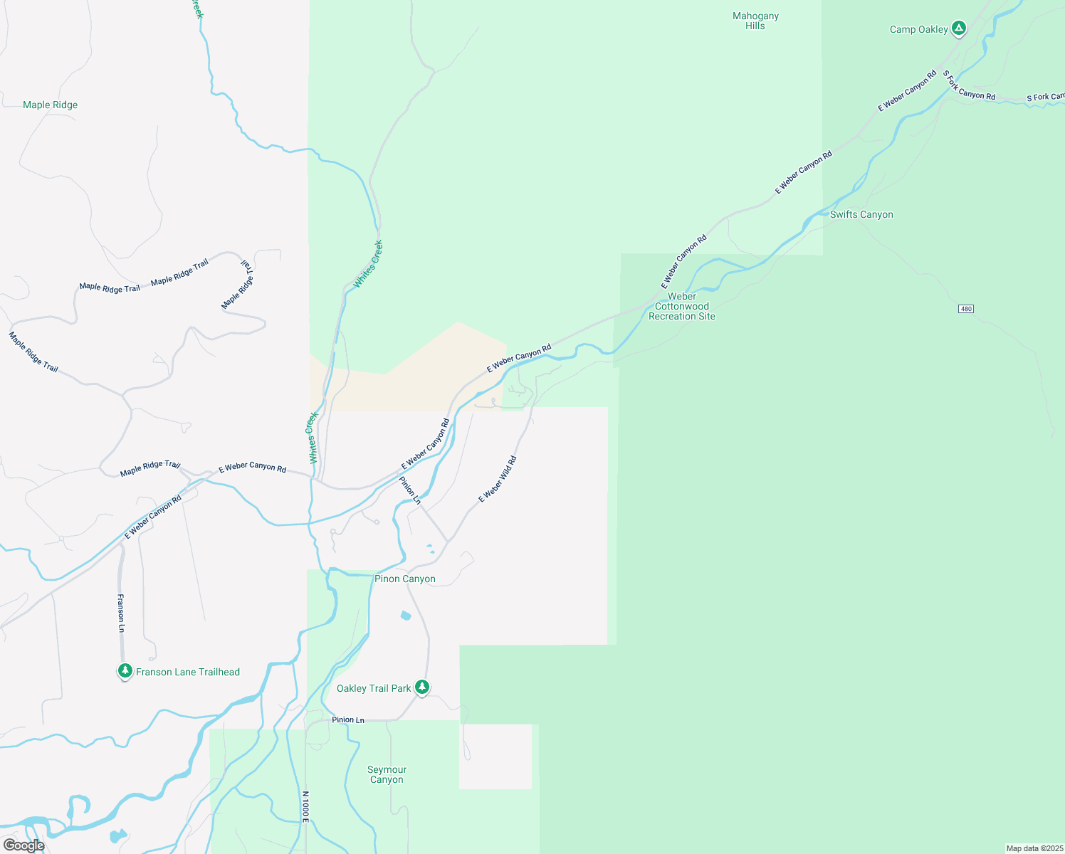 map of restaurants, bars, coffee shops, grocery stores, and more near 1742 Weber Wild Road in Kamas