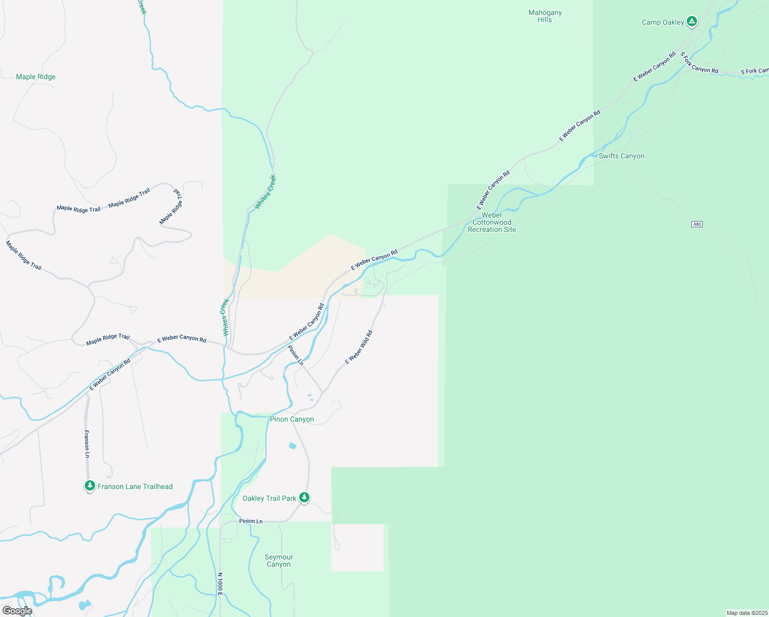 map of restaurants, bars, coffee shops, grocery stores, and more near 1742 Weber Wild Road in Kamas