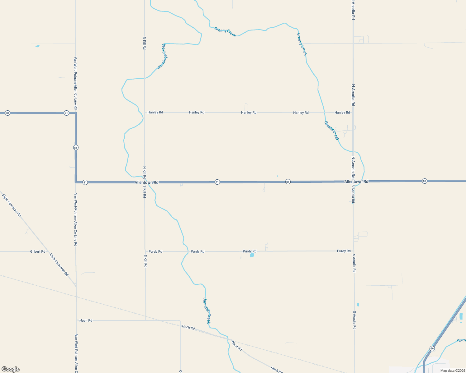 map of restaurants, bars, coffee shops, grocery stores, and more near 14155 Allentown Rd in Spencerville