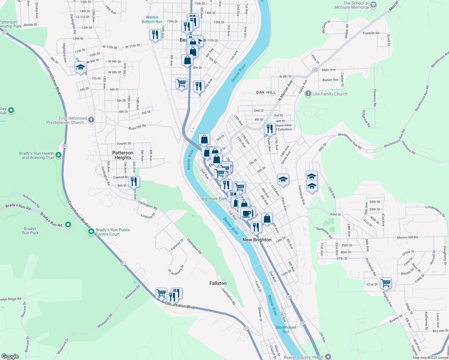 401 7th Street, New Brighton PA Walk Score