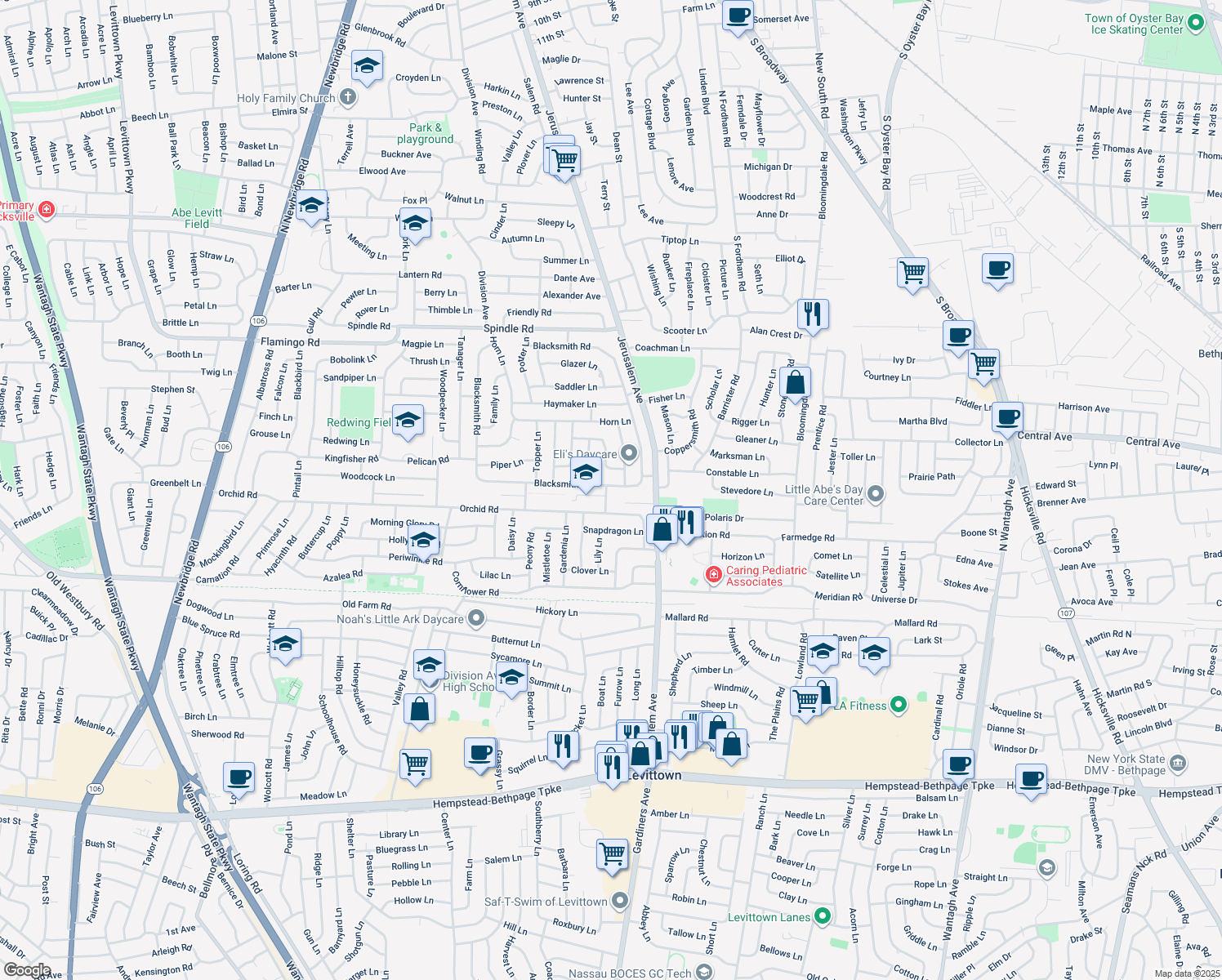 175 Blacksmith Road South, Levittown NY Walk Score