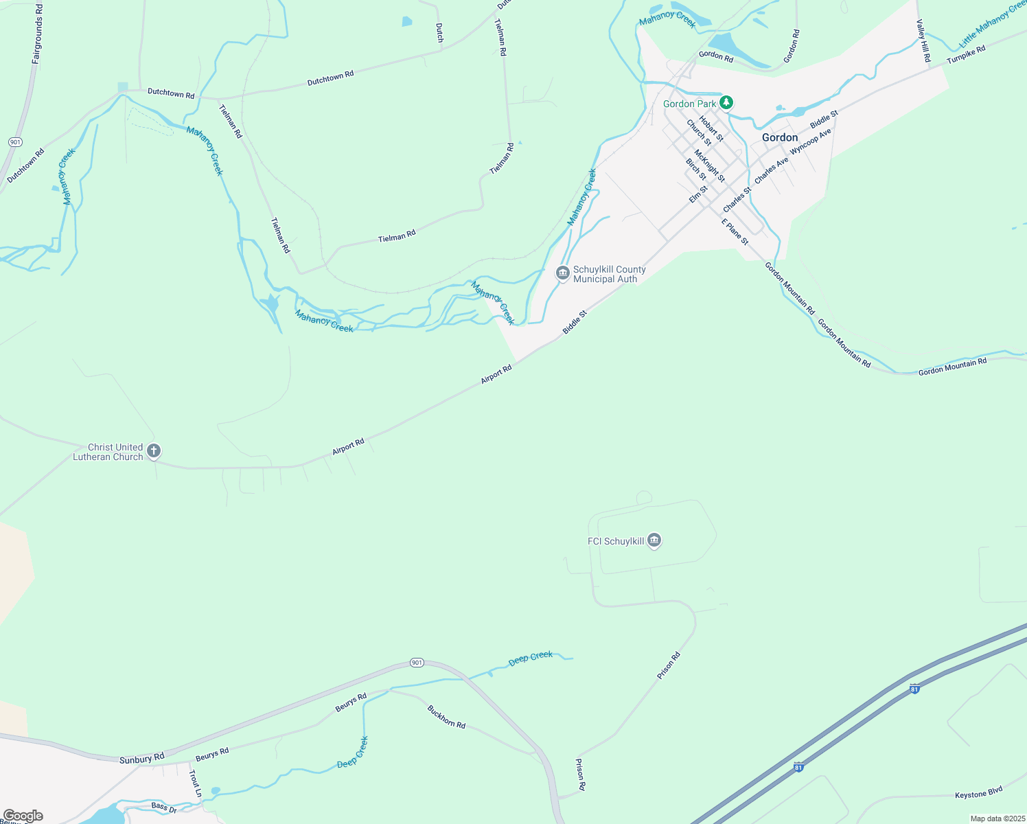 map of restaurants, bars, coffee shops, grocery stores, and more near 670 Airport Road in Gordon