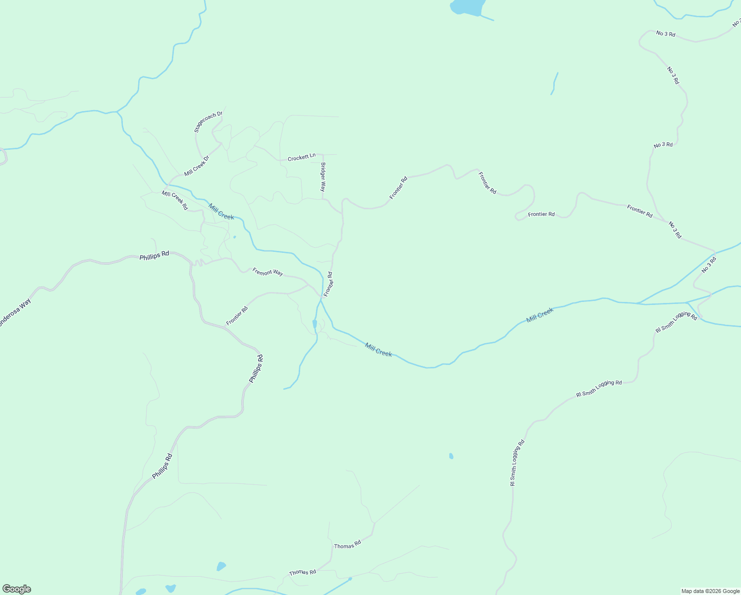 map of restaurants, bars, coffee shops, grocery stores, and more near 30425 Frontier Rd in Oak Run
