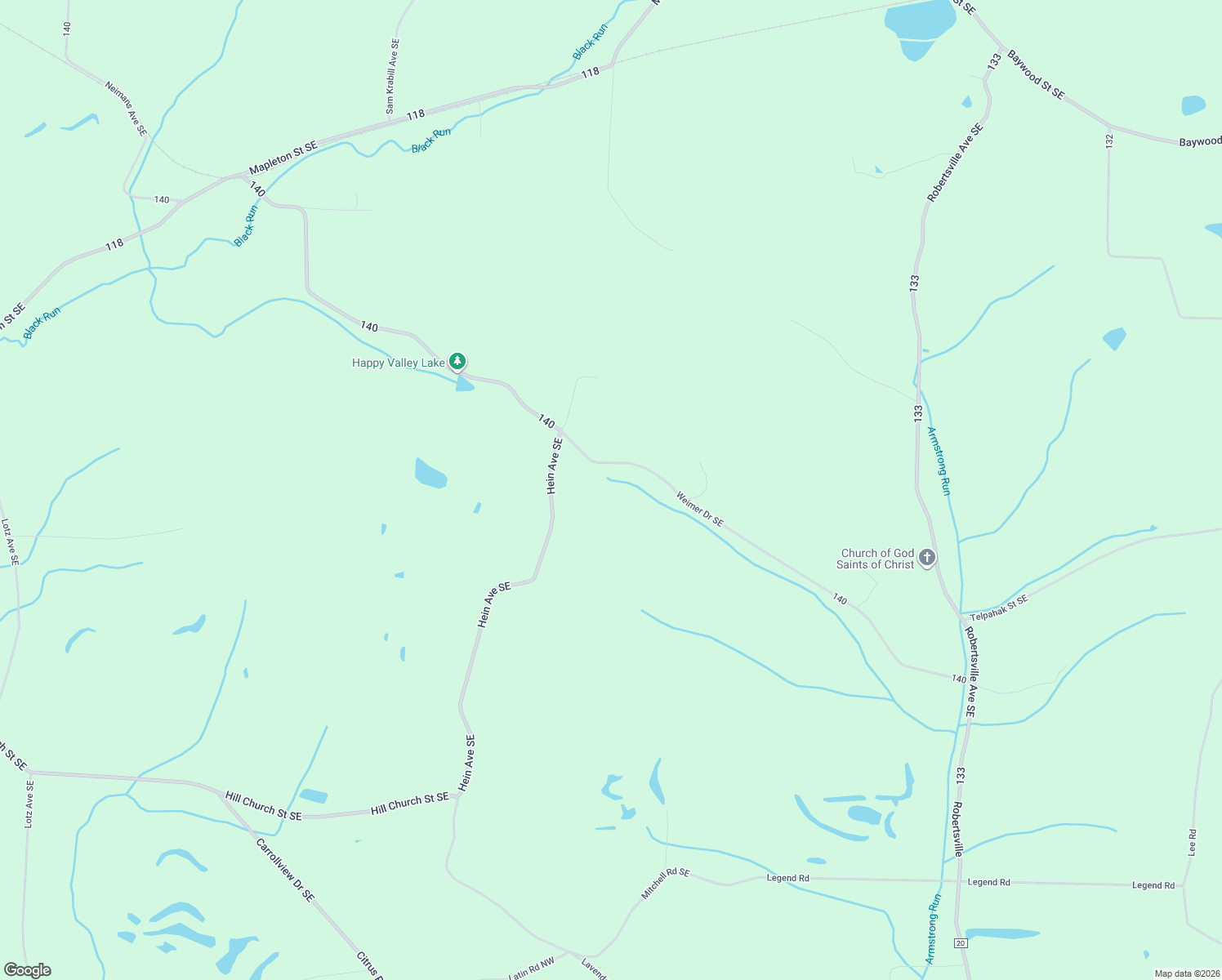 map of restaurants, bars, coffee shops, grocery stores, and more near 10558 Weimer Drive Southeast in East Canton