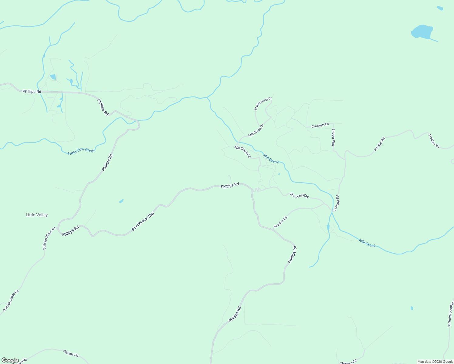 map of restaurants, bars, coffee shops, grocery stores, and more near 15698 Mount Shasta View Lane in OAK RUN