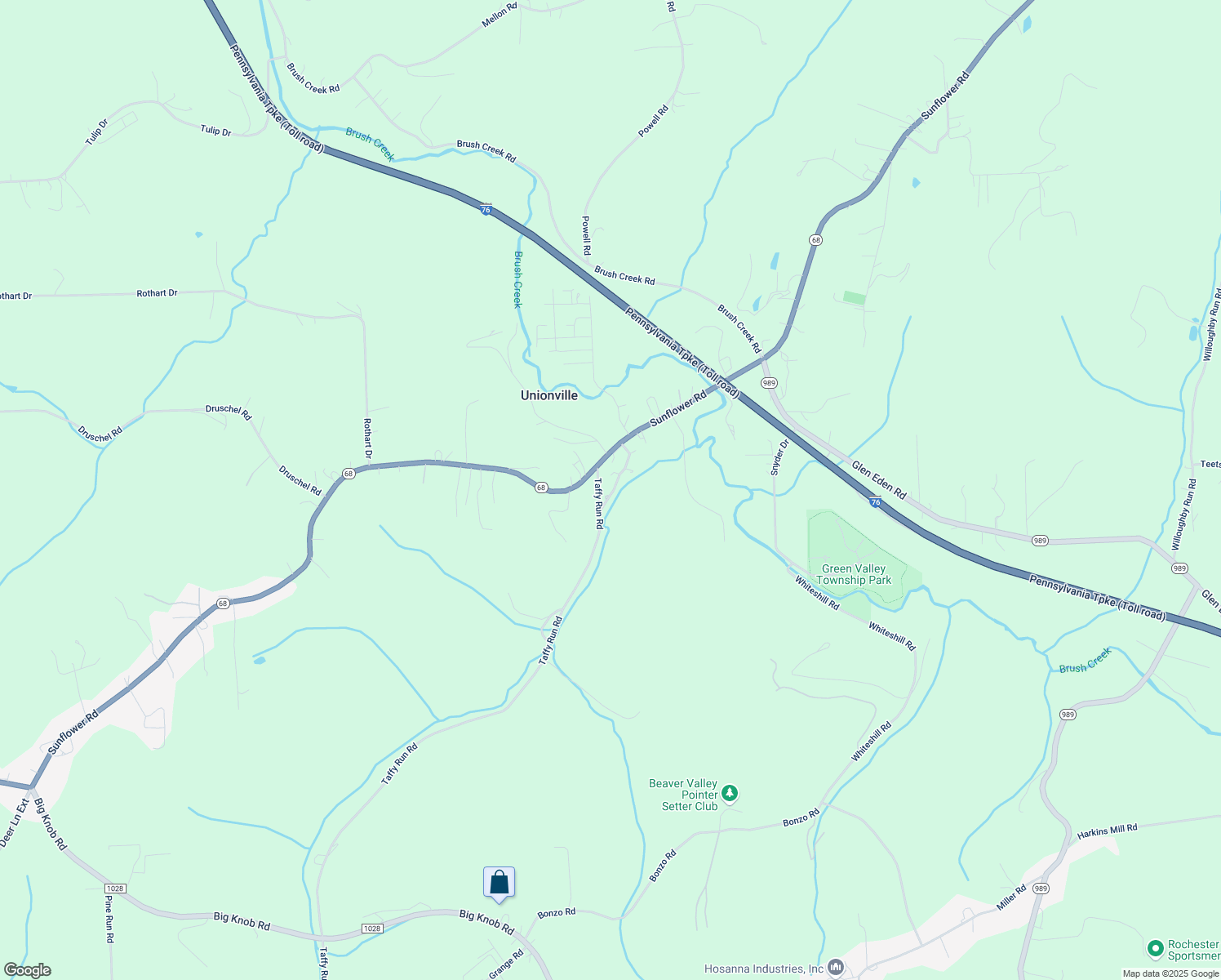 map of restaurants, bars, coffee shops, grocery stores, and more near 100 Little Creek Drive in Rochester