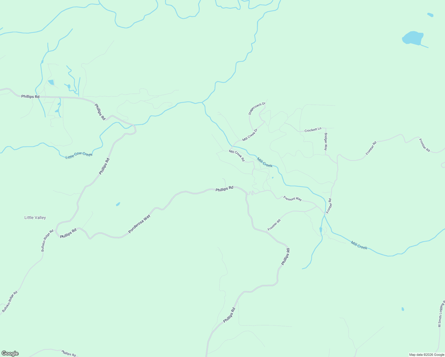 map of restaurants, bars, coffee shops, grocery stores, and more near 15698 Mount Shasta View Lane in Oak Run