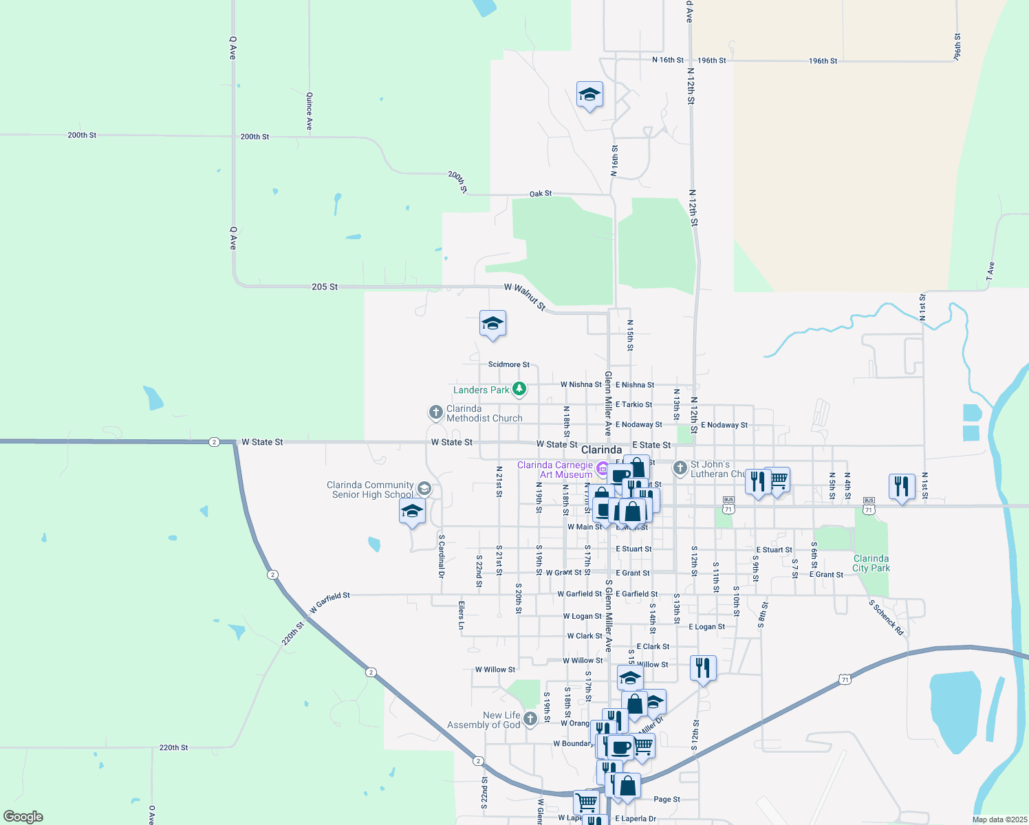 614 North 20th Street, Clarinda IA Walk Score