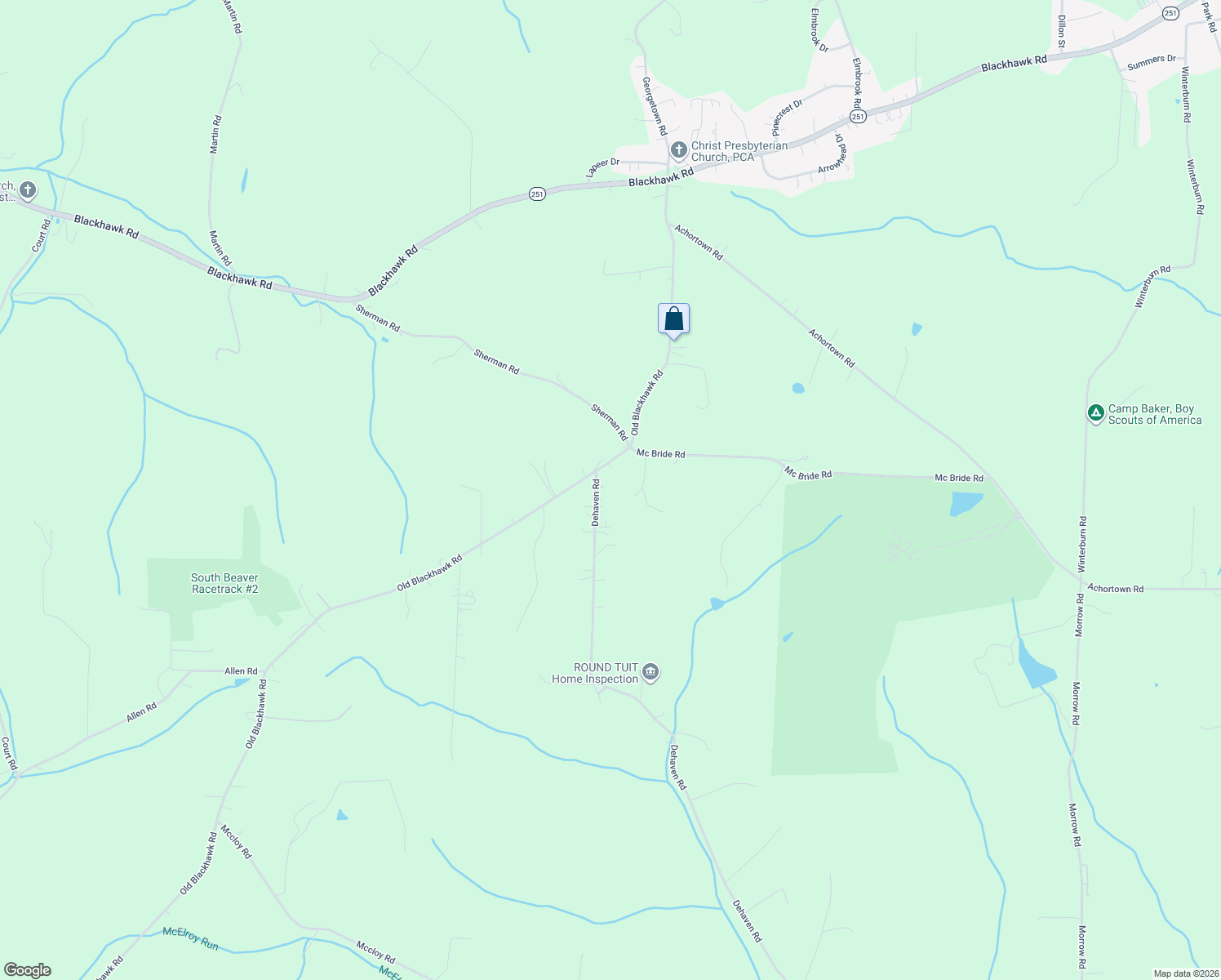map of restaurants, bars, coffee shops, grocery stores, and more near 103 Dehaven Rd in Beaver Falls