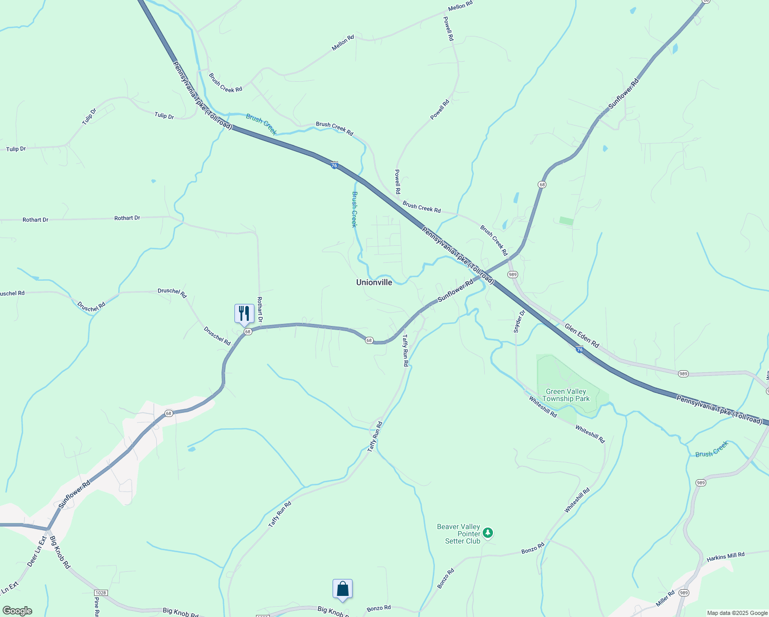 map of restaurants, bars, coffee shops, grocery stores, and more near 115 Brown Road in New Brighton