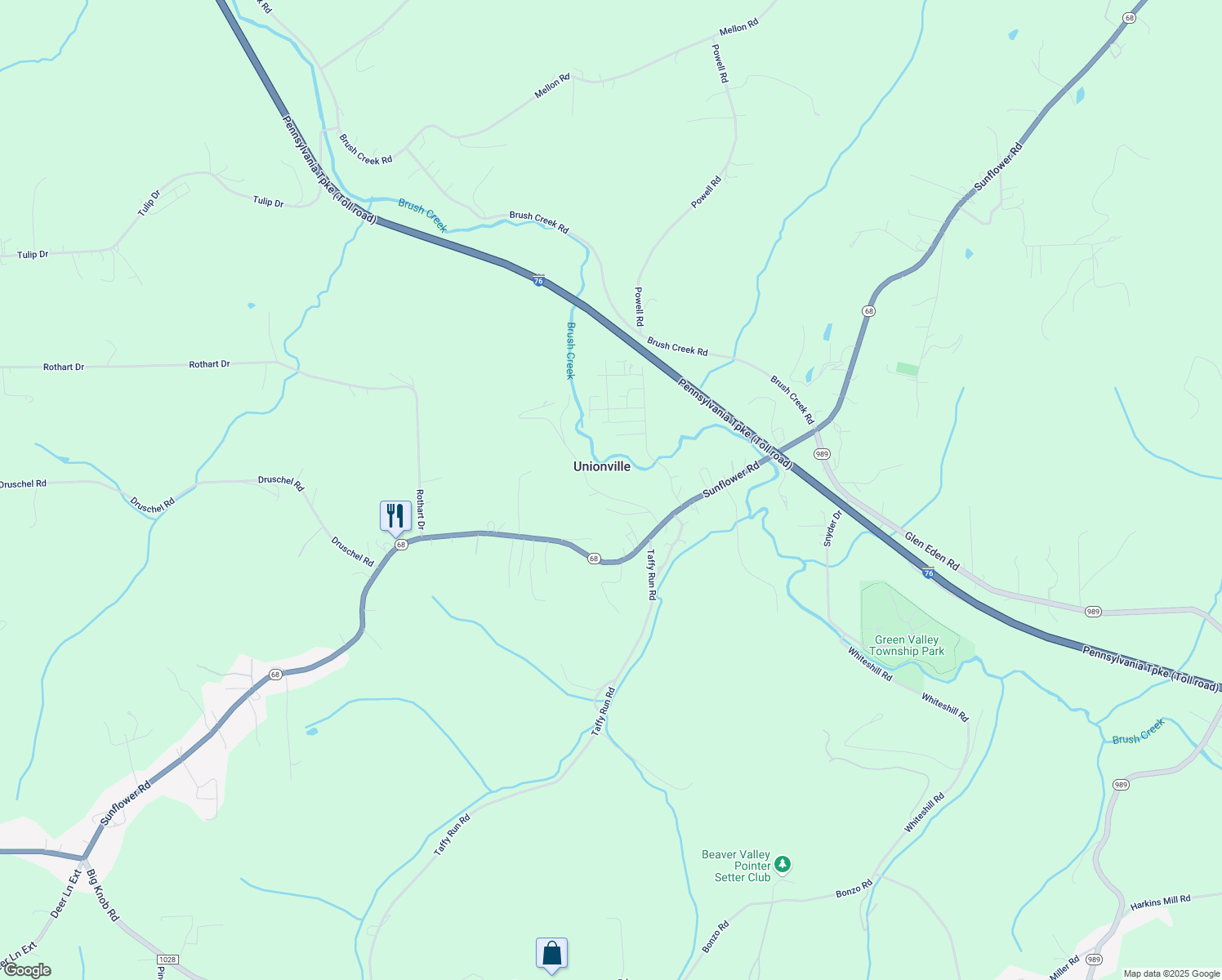 map of restaurants, bars, coffee shops, grocery stores, and more near 115 Brown Road in New Brighton