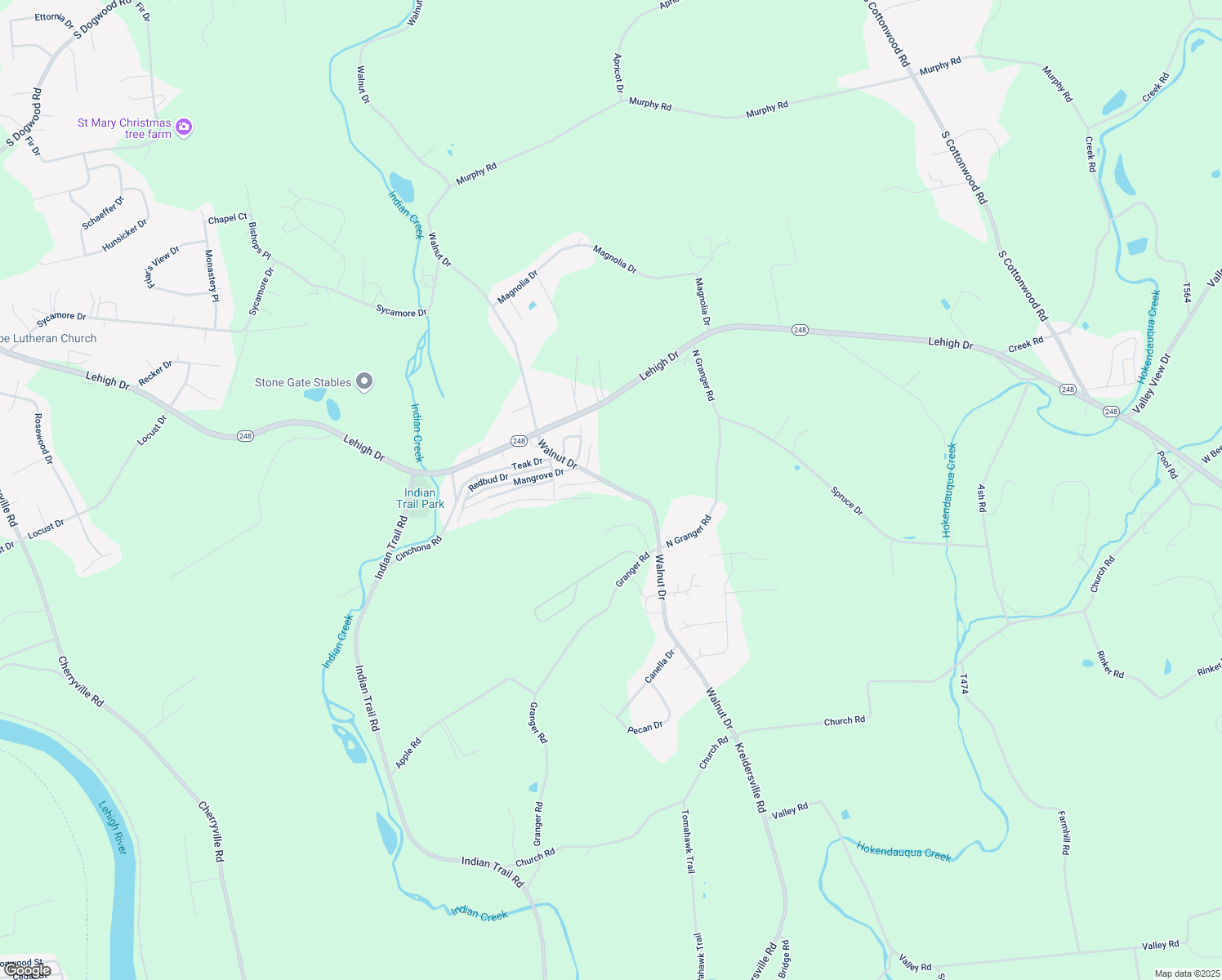 map of restaurants, bars, coffee shops, grocery stores, and more near 415 Walnut Dr in Northampton