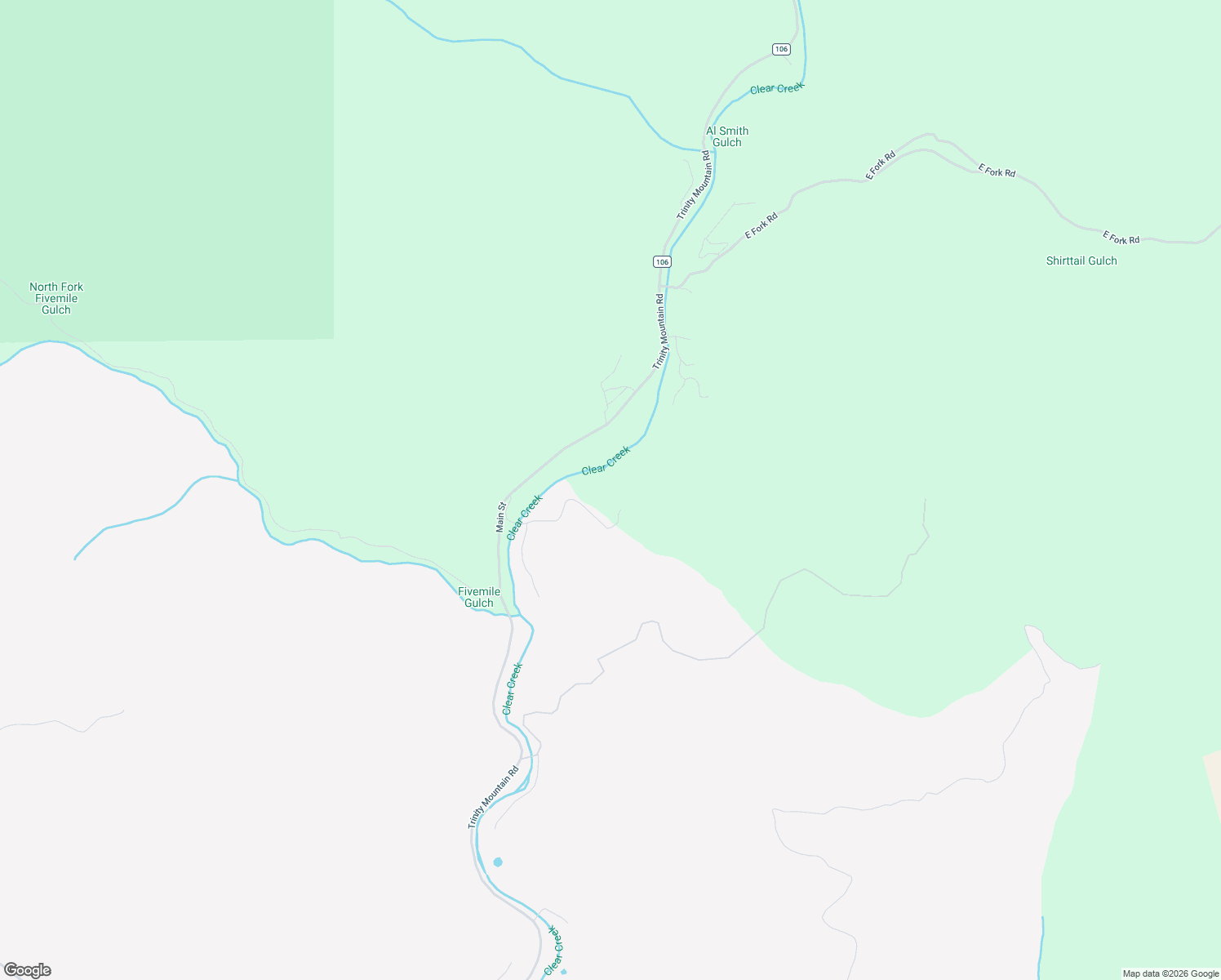 map of restaurants, bars, coffee shops, grocery stores, and more near 11799 Drunken Gulch Road in French Gulch