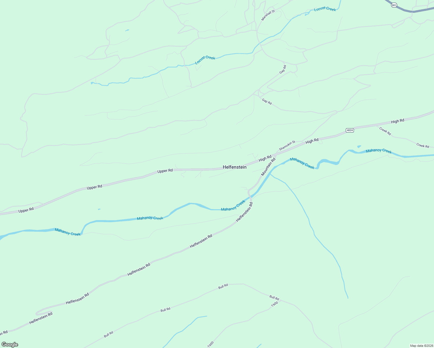 map of restaurants, bars, coffee shops, grocery stores, and more near 6896 Upper Road in Shamokin