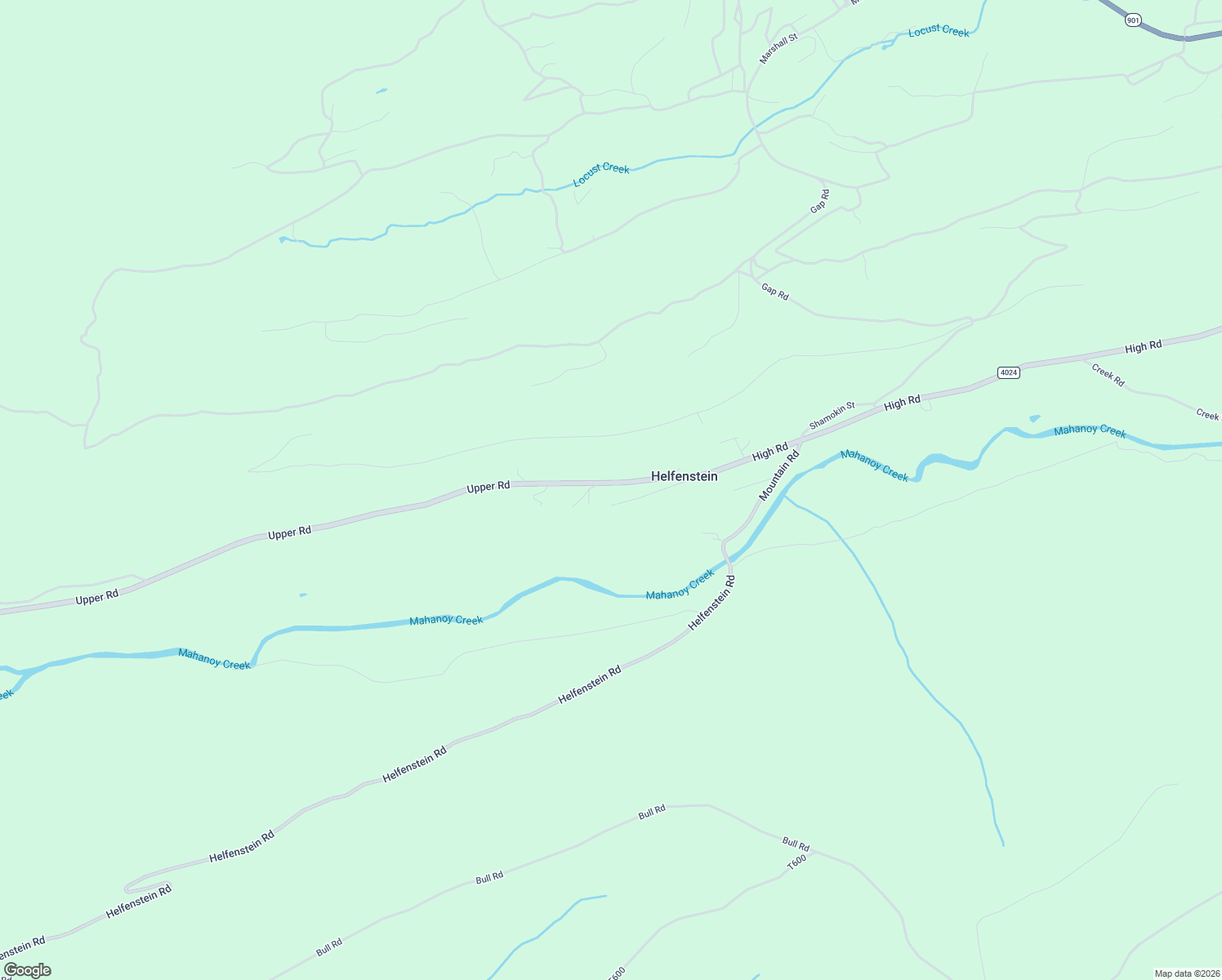 map of restaurants, bars, coffee shops, grocery stores, and more near 6896 Upper Road in Shamokin