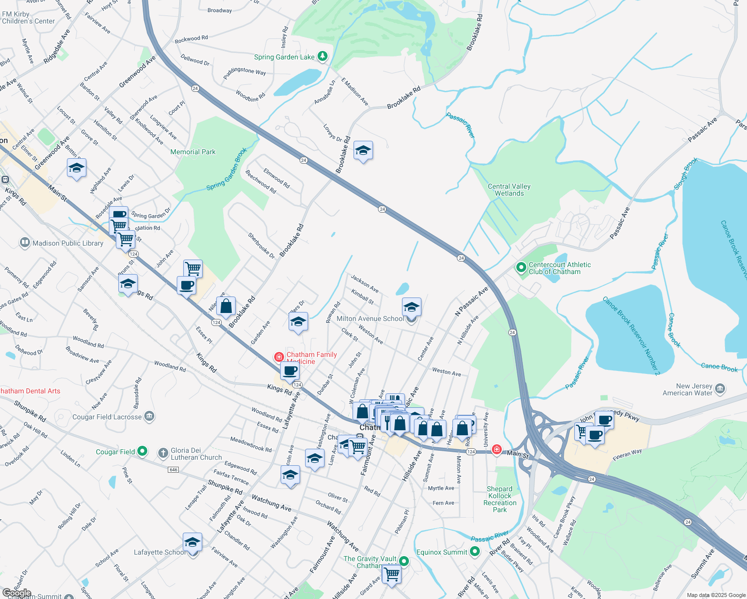8 Kimball Street, Chatham Township NJ Walk Score