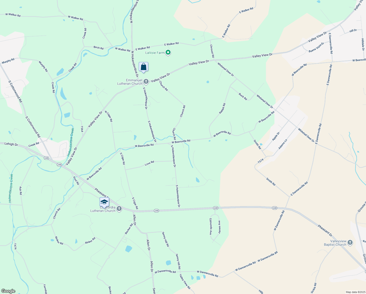 map of restaurants, bars, coffee shops, grocery stores, and more near 3129 West Beersville Road in Bath