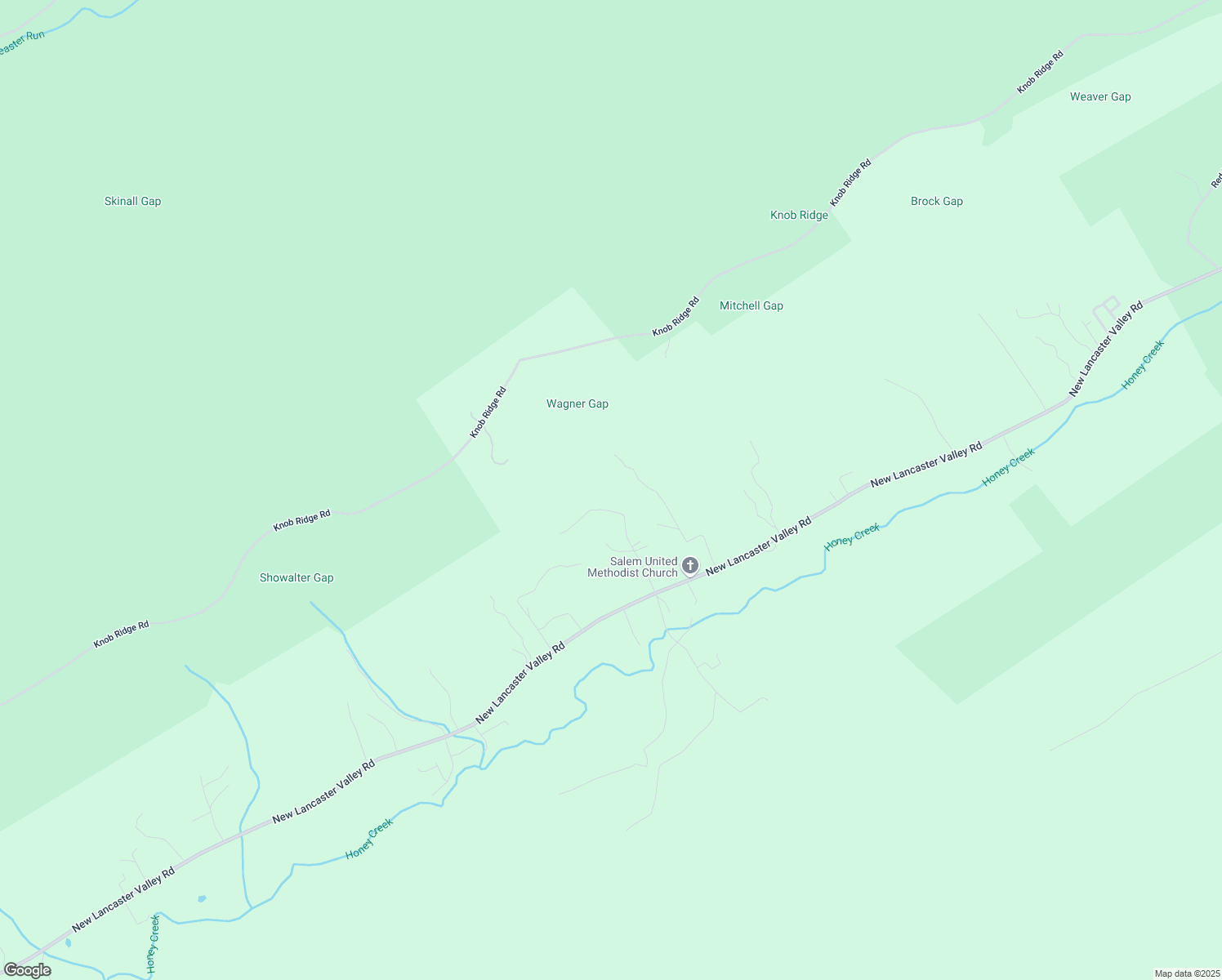 map of restaurants, bars, coffee shops, grocery stores, and more near 135 Twilight Lane in Milroy