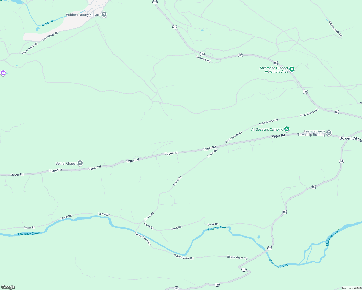 map of restaurants, bars, coffee shops, grocery stores, and more near 3967 Upper Road in Shamokin