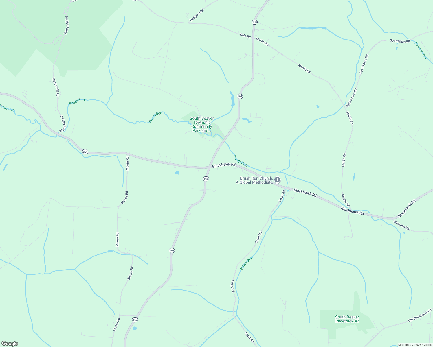 map of restaurants, bars, coffee shops, grocery stores, and more near 1319 Blackhawk Rd in Darlington