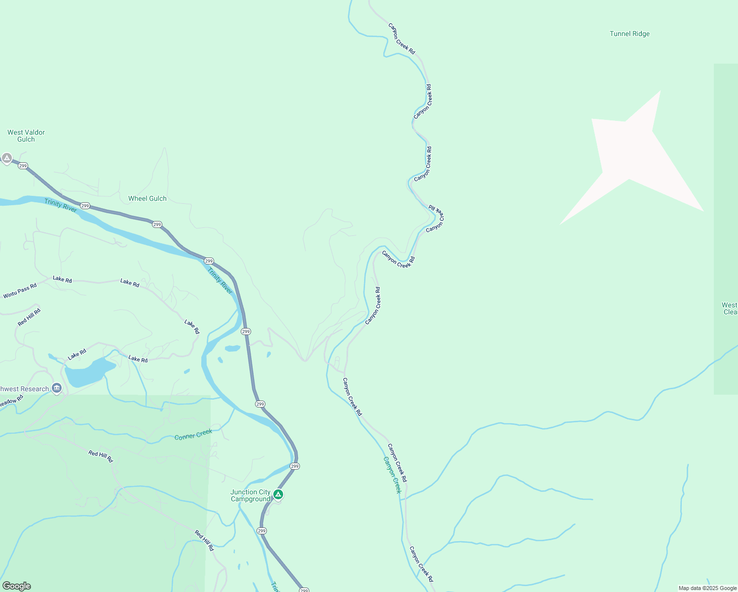 map of restaurants, bars, coffee shops, grocery stores, and more near 2401 Canyon Creek Road in Junction City