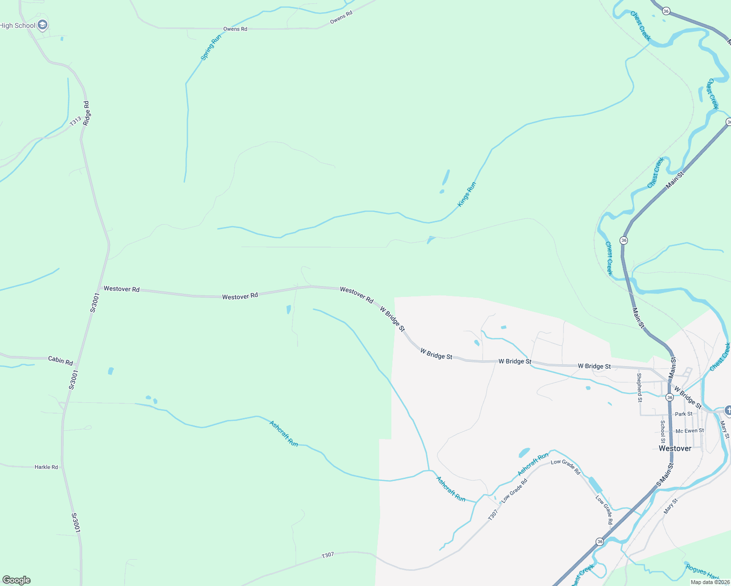 map of restaurants, bars, coffee shops, grocery stores, and more near 1237 Westover Road in Westover