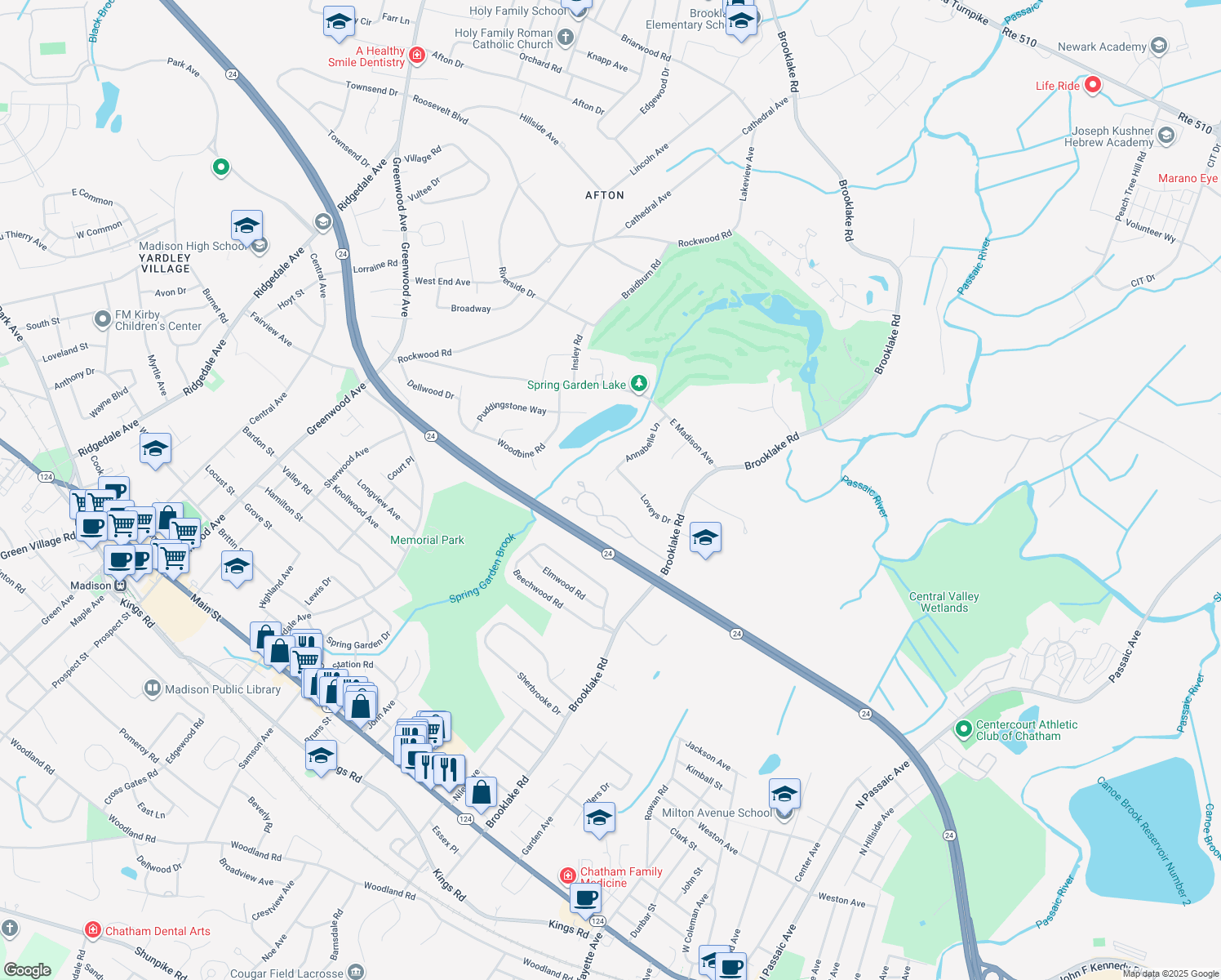 12 Annabelle Lane, Florham Park NJ Walk Score
