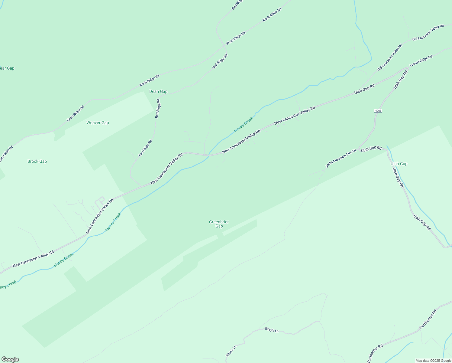 map of restaurants, bars, coffee shops, grocery stores, and more near 4678 New Lancaster Valley Road in Milroy