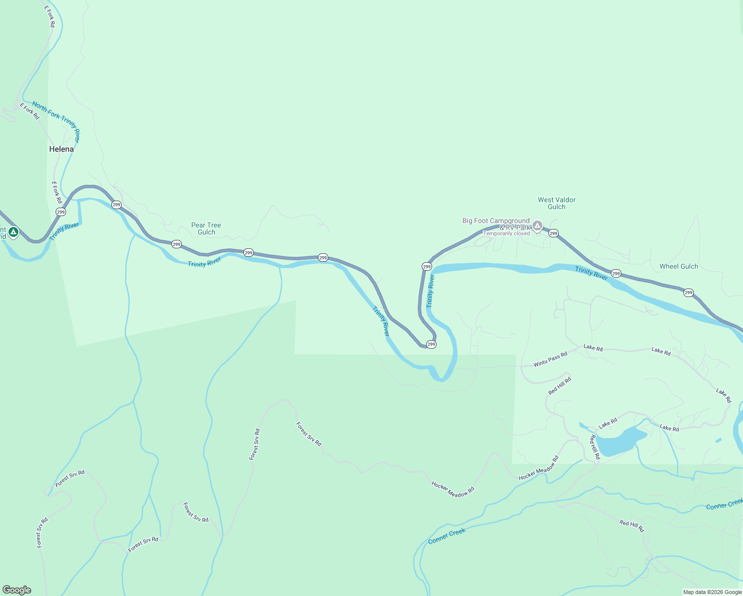 map of restaurants, bars, coffee shops, grocery stores, and more near 38550 California 299 in Junction City