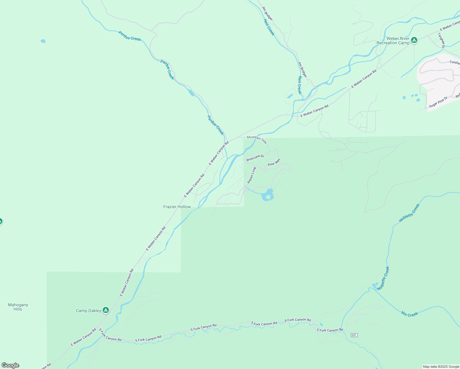 map of restaurants, bars, coffee shops, grocery stores, and more near 3430 River View Court in Kamas