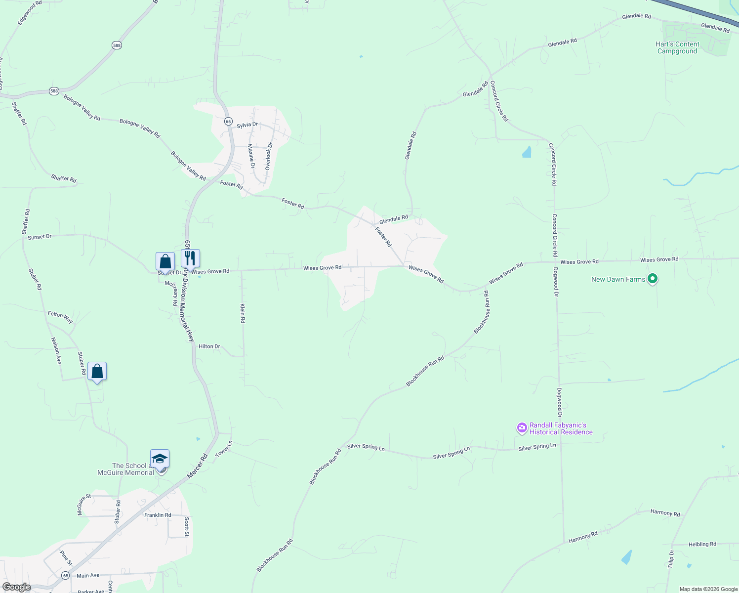 map of restaurants, bars, coffee shops, grocery stores, and more near 127 Cardinal Dr in New Brighton