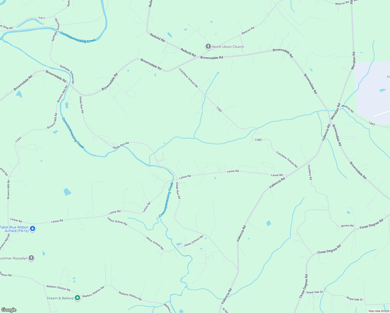 map of restaurants, bars, coffee shops, grocery stores, and more near 180 Leisie Road in Renfrew