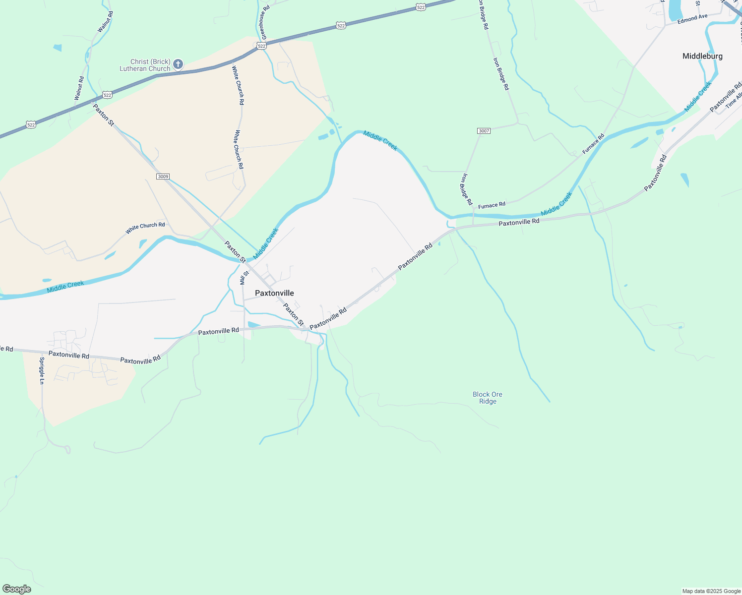 map of restaurants, bars, coffee shops, grocery stores, and more near 2083 Paxtonville Road in Middleburg